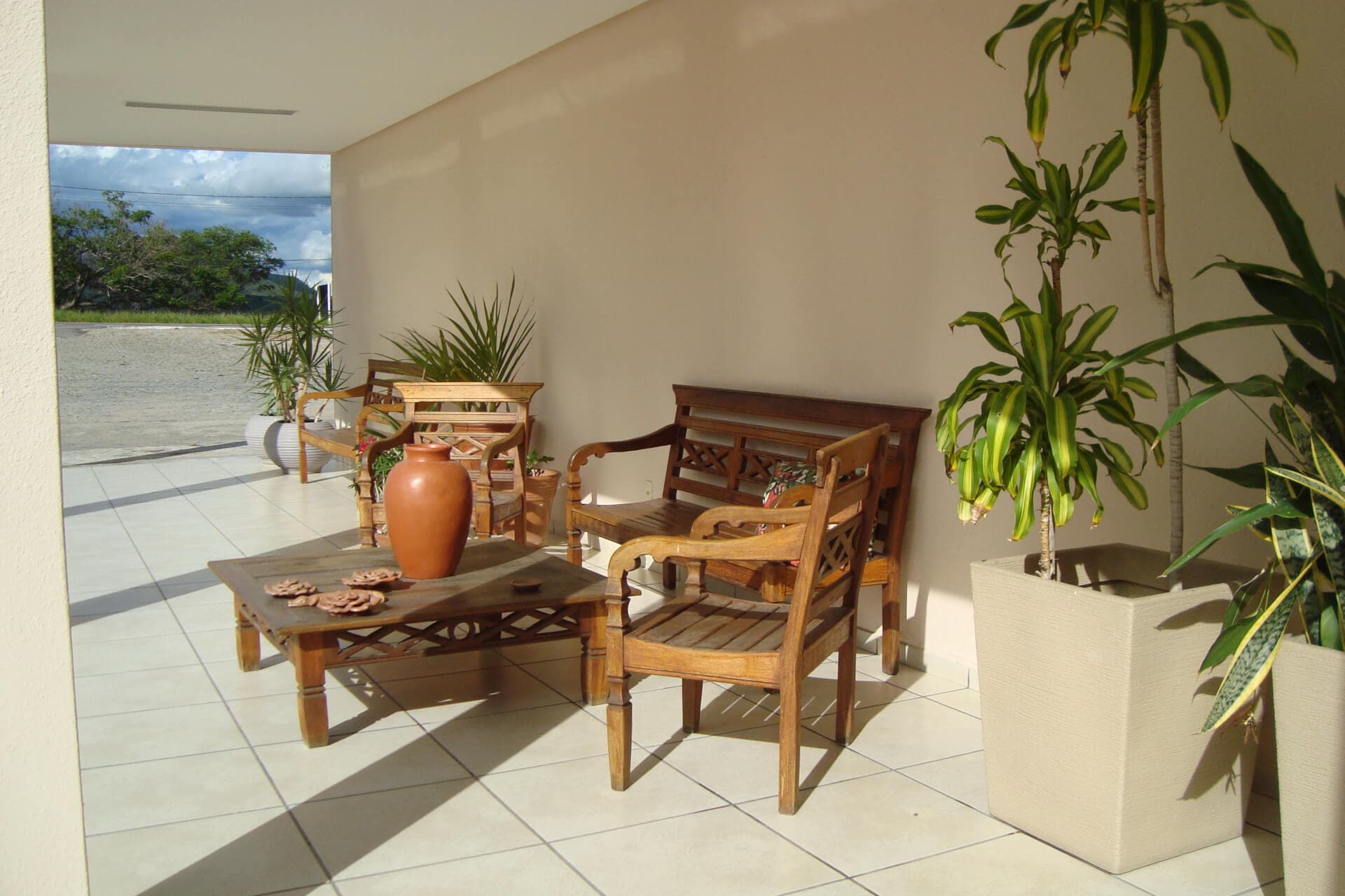 Área Externa do Jequitiara Hotel em Itaobim MG